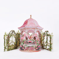 Cupid Rose Garden Valentine's Day Greeting Card
