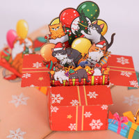 Christmas Cat Box Card