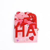 HA Letter Heart 3D Pop Up Card