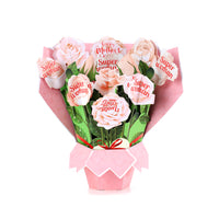 Large Champagne Rose Bouquet Mother's Day Card