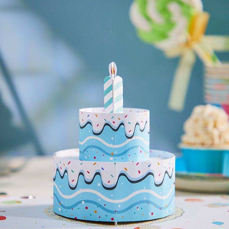 Birthday Cake Pop Up Card
