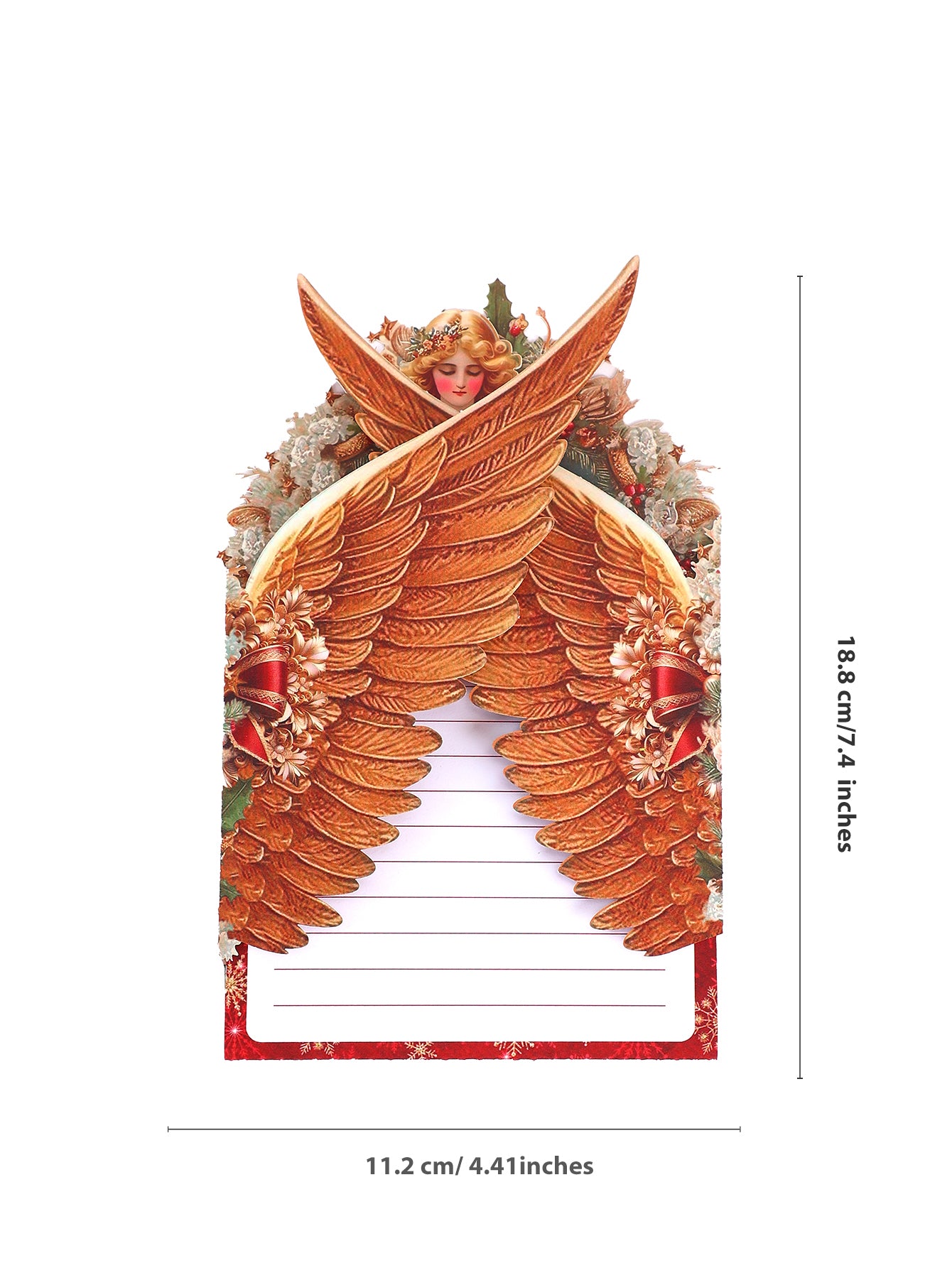 Christmas Angel Double Door Pop Up Card