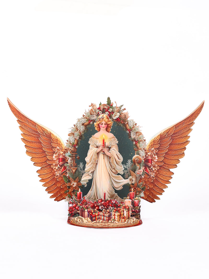 Christmas Angel Double Door Pop Up Card