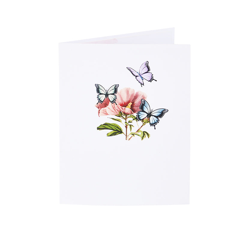 Butterfly Flower Cluster 3D Pop Up Card