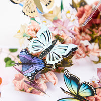 Butterfly Flower Cluster 3D Pop Up Card