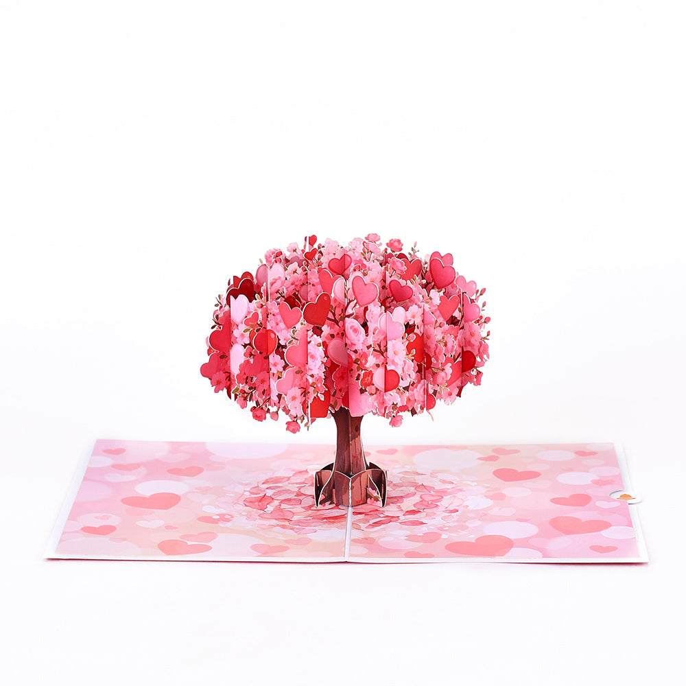 Valentine's Day Love Tree 3D Pop Up Card