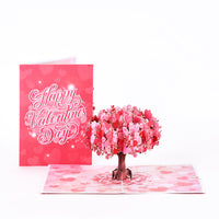 Valentine's Day Love Tree 3D Pop Up Card