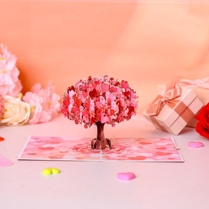 Valentine's Day Love Tree 3D Pop Up Card