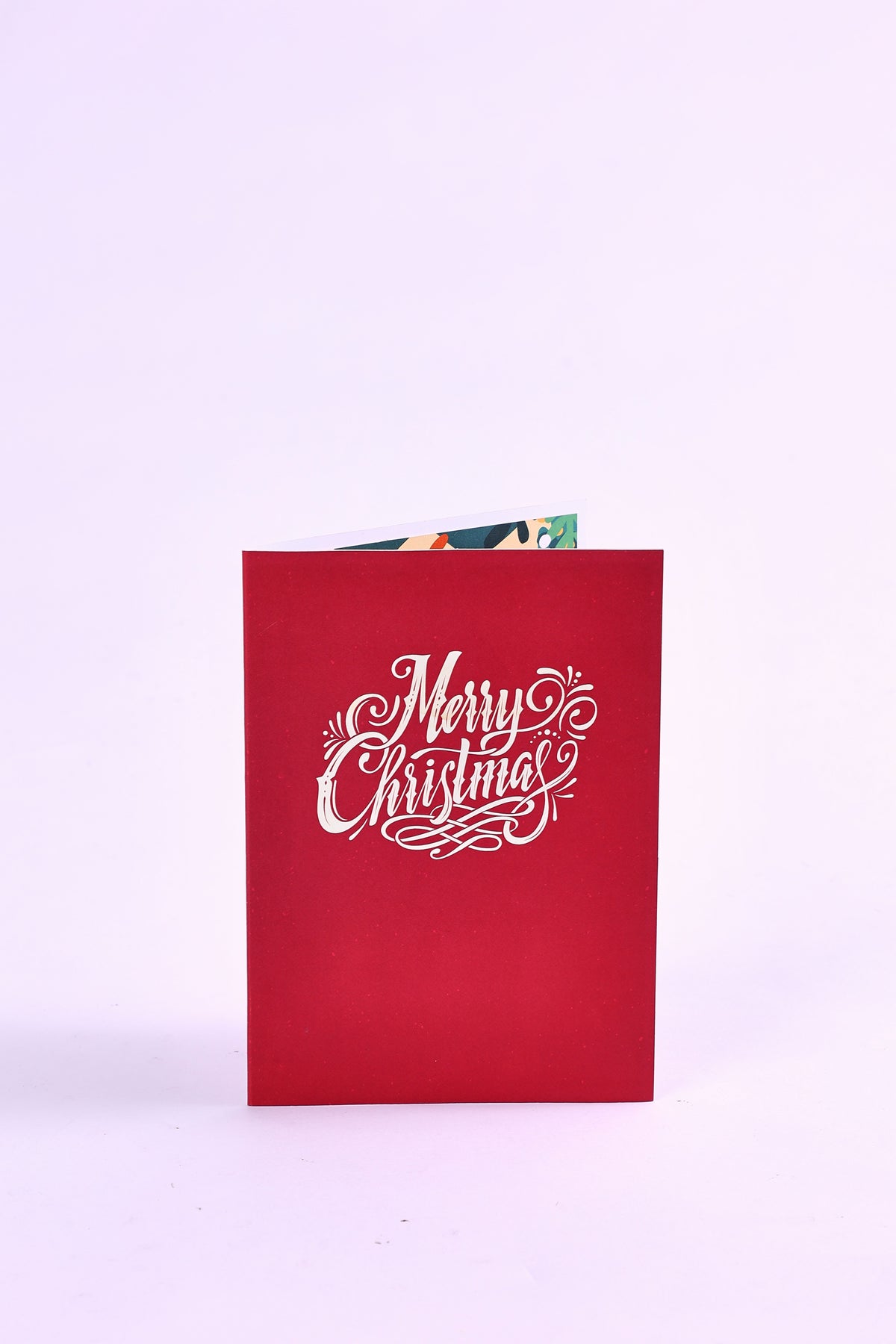 Wholesale Christmas Carousel 3D Greeting Card Festive Holiday Gift Reindee Design 3D Pop-Up Card