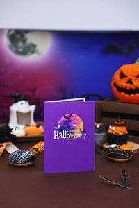 Halloween Full Moon 3D Pop Up Card