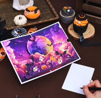 Halloween Full Moon 3D Pop Up Card