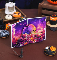 Halloween Full Moon 3D Pop Up Card