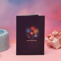 Colorful New Year Countdown 3D Pop Up Card