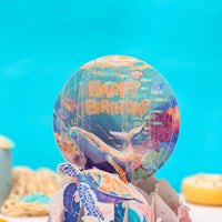 Wholesale Manufacturer Underwater World 3D Pop-Up Card Whale & Turtle Ocean Scene Birthday Desk Decor