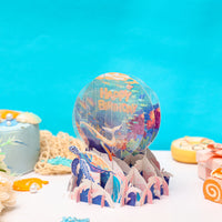 Wholesale Manufacturer Underwater World 3D Pop-Up Card Whale & Turtle Ocean Scene Birthday Desk Decor