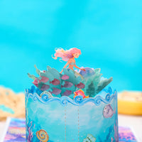 Custom Manufacturer Mermaid 3D Pop-Up Card Birthday Underwater Cake Design Bulk Party Greeting Card