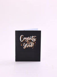 Editable Information Graduation Pop Up Card