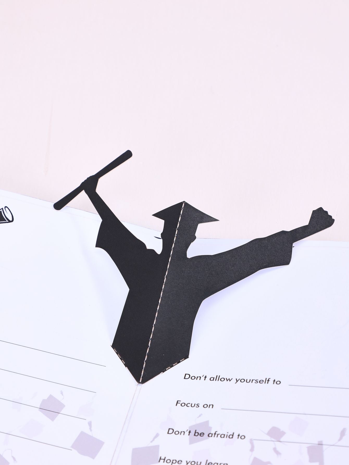 Editable Information Graduation Pop Up Card