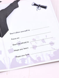 Editable Information Graduation Pop Up Card