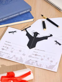 Editable Information Graduation Pop Up Card