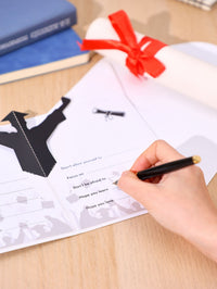 Editable Information Graduation Pop Up Card