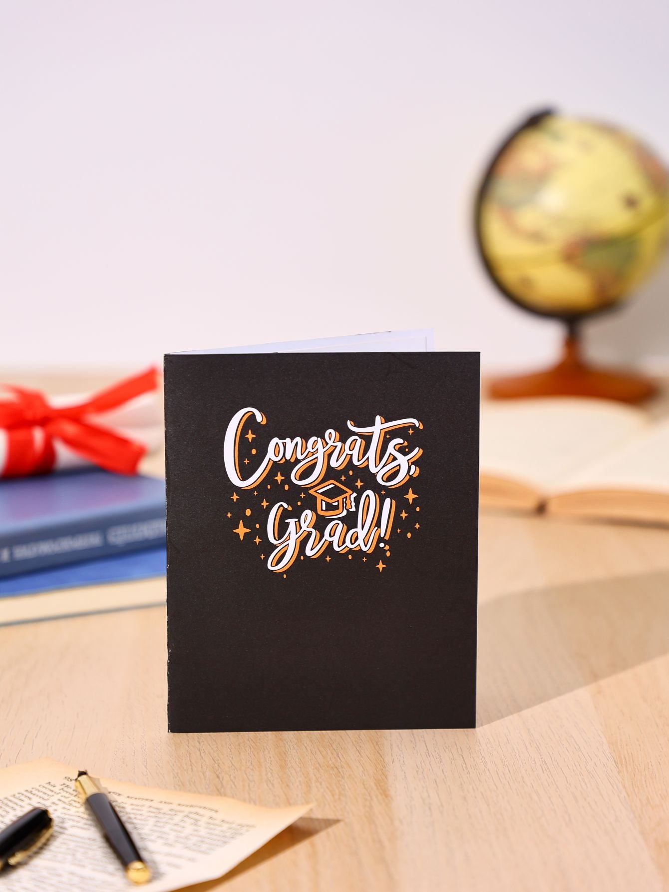 Editable Information Graduation Pop Up Card