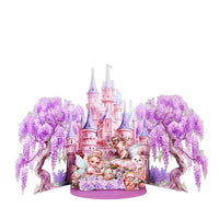 Handmade Cards Manufacturer 3D Pop-Up Fairy Castle Greeting Card Wisteria & Fairies Design