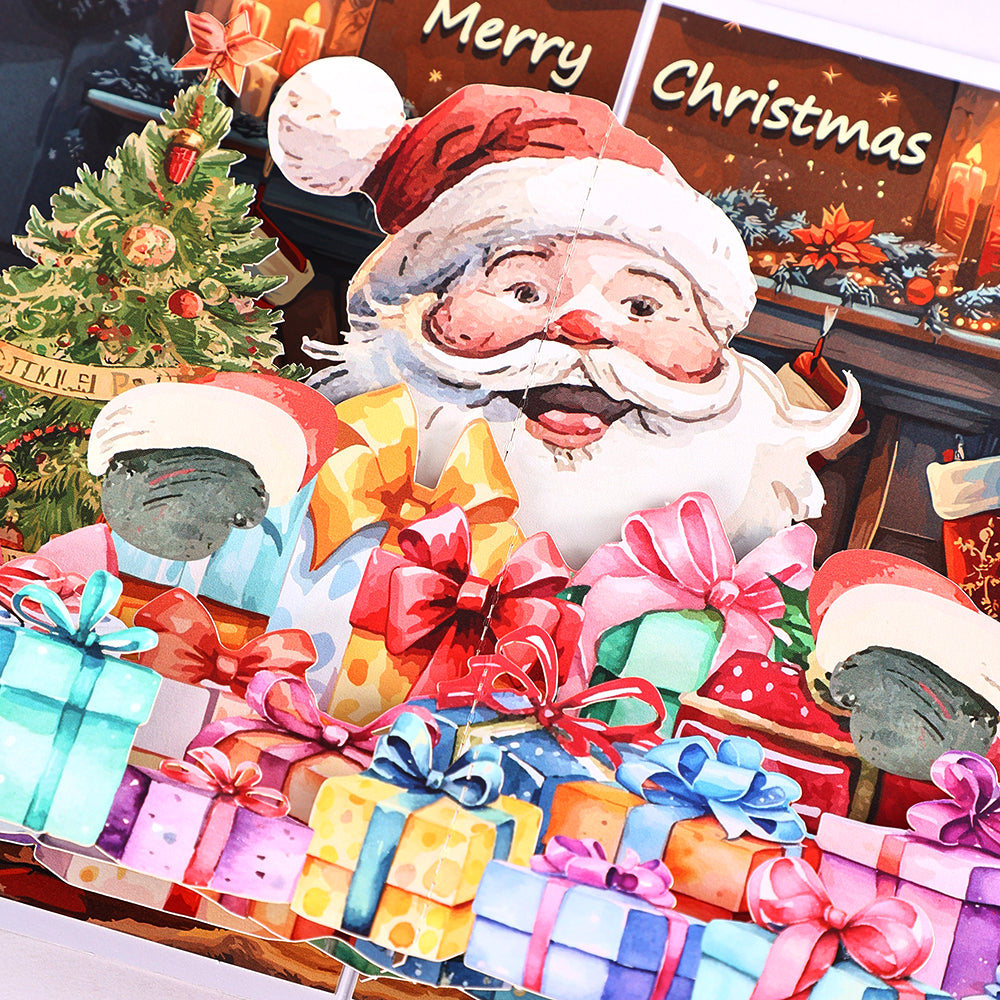 3D Pop Up Christmas Greeting Card