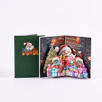 3D Pop Up Christmas Greeting Card