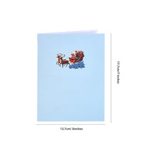 Wholesale 3D Pop-Up Christmas Greeting Card Santa & Winter Scene Bulk Holiday Pop-up Card