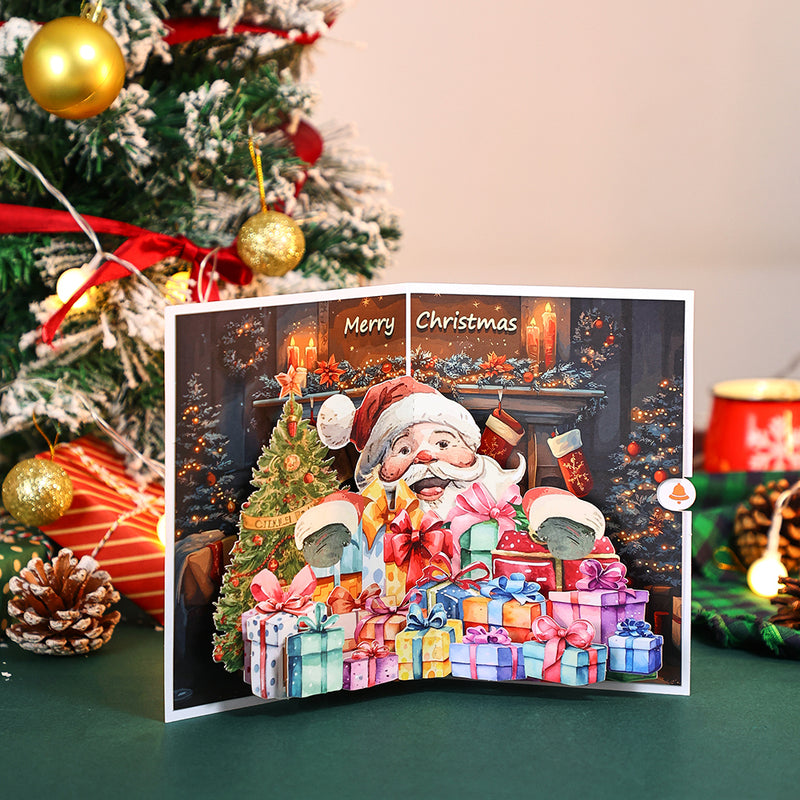 3D Pop Up Christmas Greeting Card
