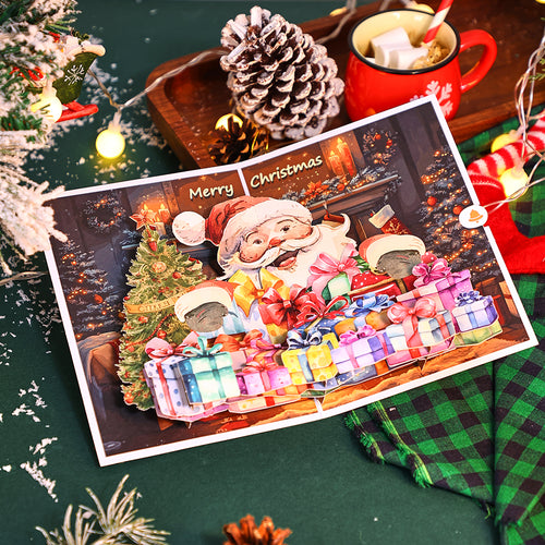 3D Pop Up Christmas Greeting Card