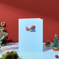 Wholesale 3D Pop-Up Christmas Greeting Card Santa & Winter Scene Bulk Holiday Pop-up Card