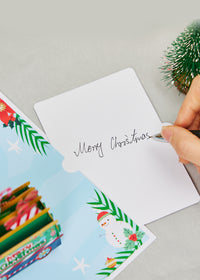 Christmas Train 3D Pop Up Card