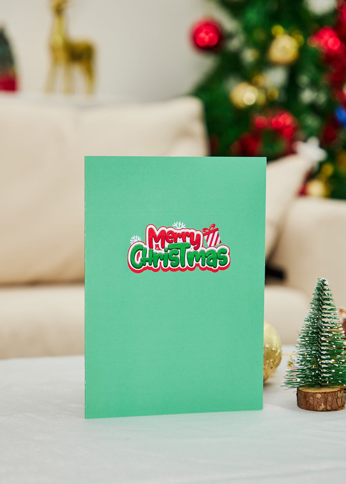Christmas Train 3D Pop Up Card
