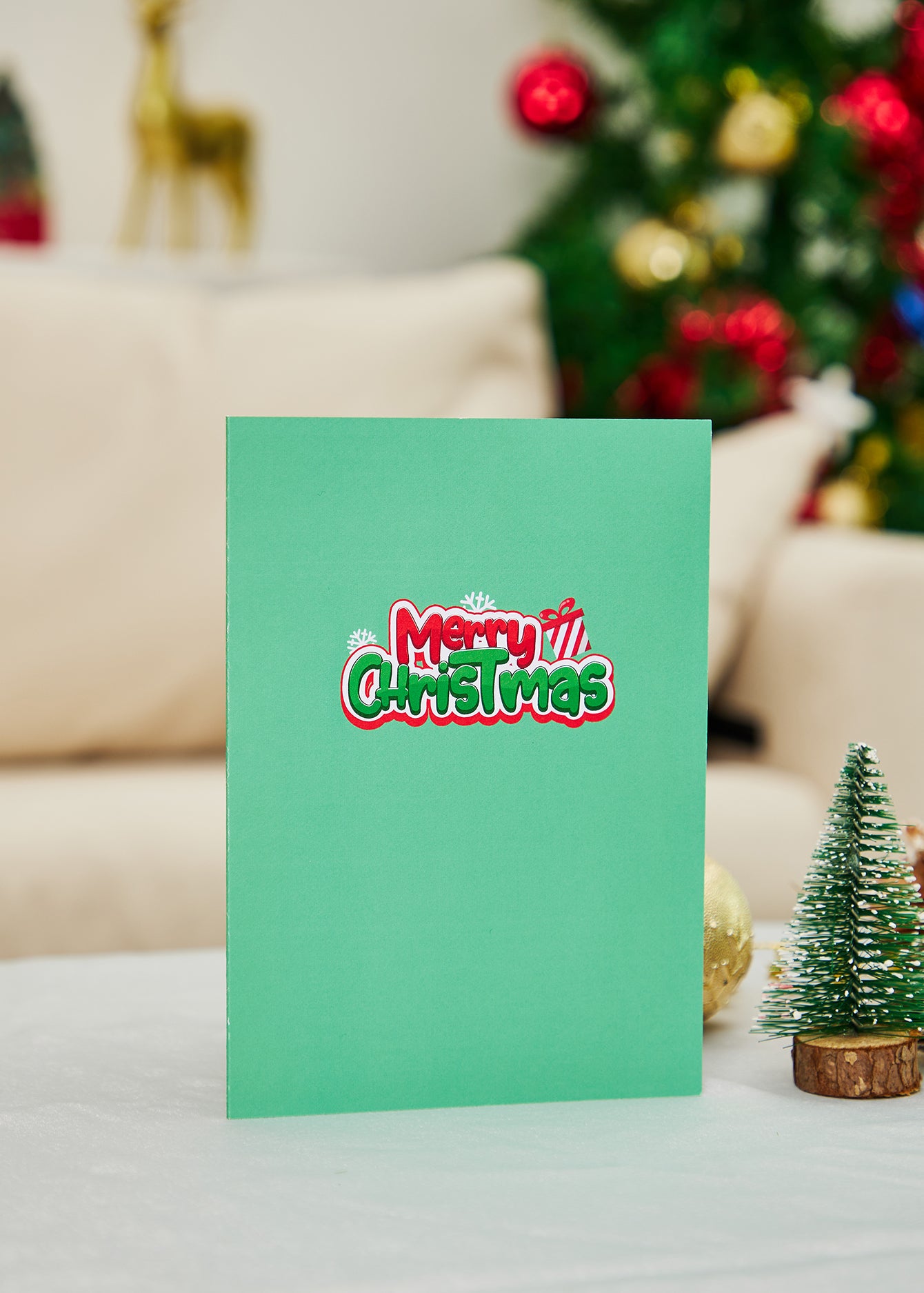 Christmas Train 3D Pop Up Card