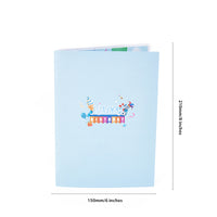 Men's Version Ice Cream Truck Birthday Pop Up Card