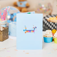 Men's Version Ice Cream Truck Birthday Pop Up Card