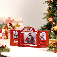 Factory Competitive Price Funny Santa Mugshot ChristmaFactory Competitive Price Funny Santa Mugshot Christmas 3D Pop-Up Card North Pole Jail Novelty Bulk Greeting Cards 3D Pop-Up Card North Pole Jail Novelty Bulk Greeting Card