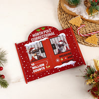 Custom Design Cat North Pole Correctional 3D Pop-Up Card Christmas Humorous Greeting Card