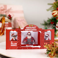 Factory Competitive Price Funny Santa Mugshot ChristmaFactory Competitive Price Funny Santa Mugshot Christmas 3D Pop-Up Card North Pole Jail Novelty Bulk Greeting Cards 3D Pop-Up Card North Pole Jail Novelty Bulk Greeting Card