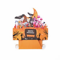 Manufacturer Sale Halloween 3D Pop-Up Card Spooky Ghost Witch Scene 3D Flower Box Greeting Card