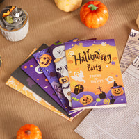 Factory Bulk Order Halloween 2D Flat Greeting Cards Set Trick or Treat Greeting Cards