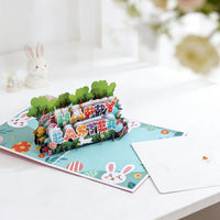 Easter Pink Flip Pop Up Card