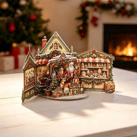 Vintage Christmas Double Door Card