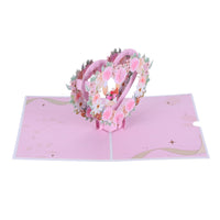 Heart Wedding 3D Pop Up Card