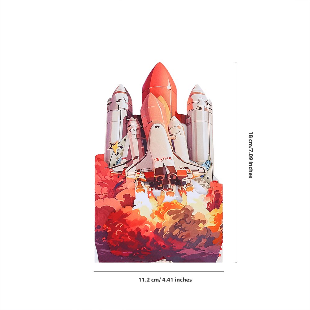 Space Shuttle 3D Pop Up Card