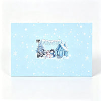 Winter Snowman Greeting Card