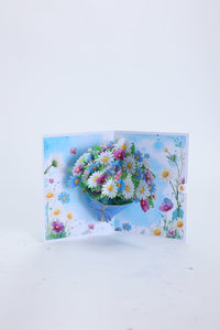 Daisy Flower Bouquet Greeting Card