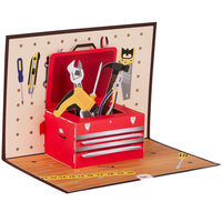Father's Day Toolbox 3D Pop Up Card